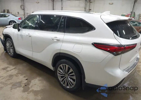 2023 Toyota Highlander Platinum from USA, damaged, VIN 5TDKDRBH6PS001567
